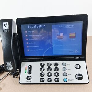 CapTel 2400iSP Ultratec Captioned Telephone Hearing Impaired Touch Screen WiFi